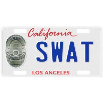 Автомобильный номер подразделения полиции США License Plates (E180338065011)