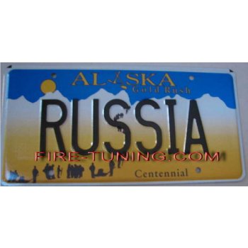 Редкий автомобильный номер США ALASKA 