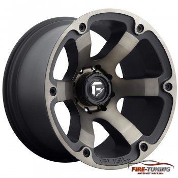 Комплект колесных дисков Fuel D564 Beast Wheels 20x9 6x4.5/6x114.3 25 Matte Black Tint Rims